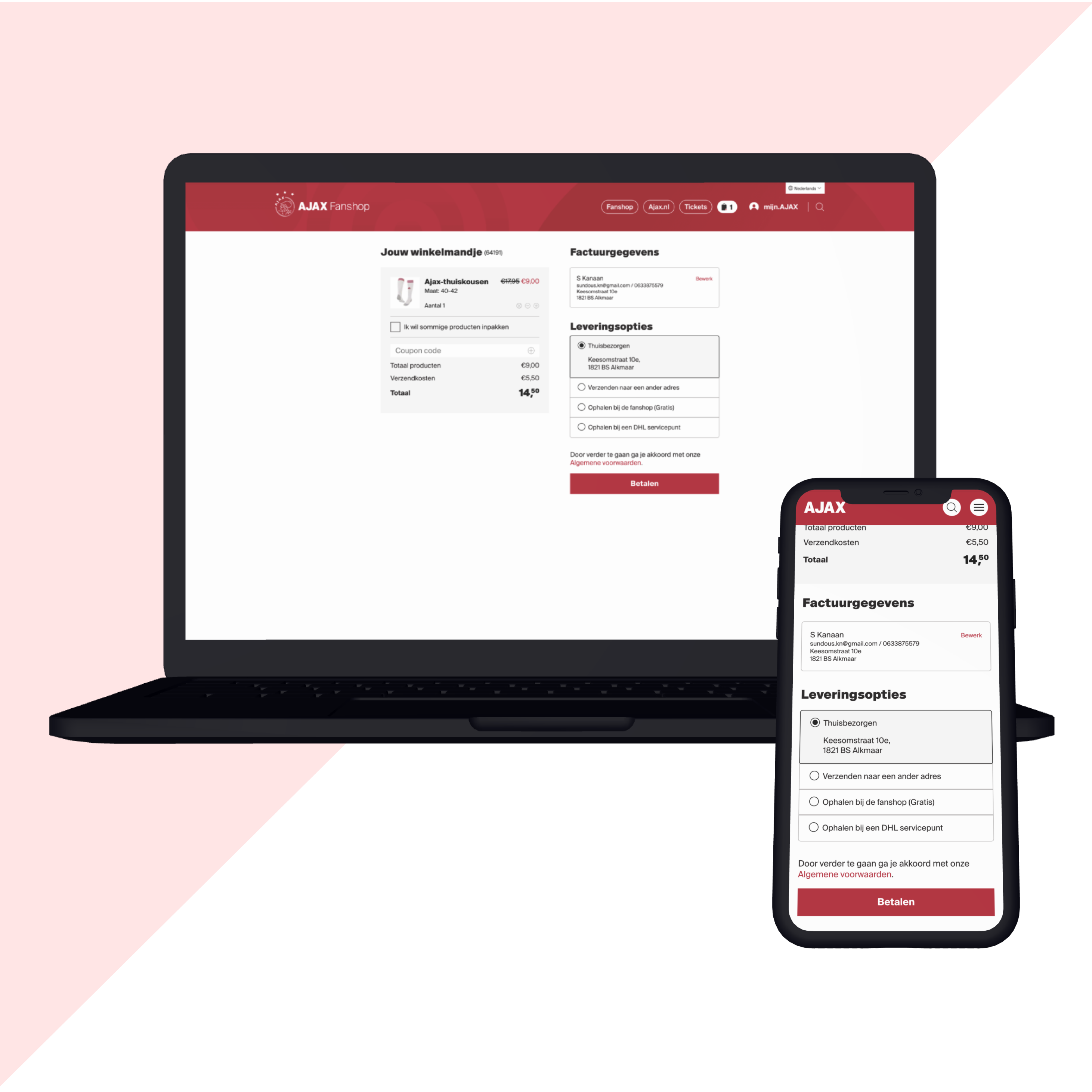 betalingsproces stap 2 oude design