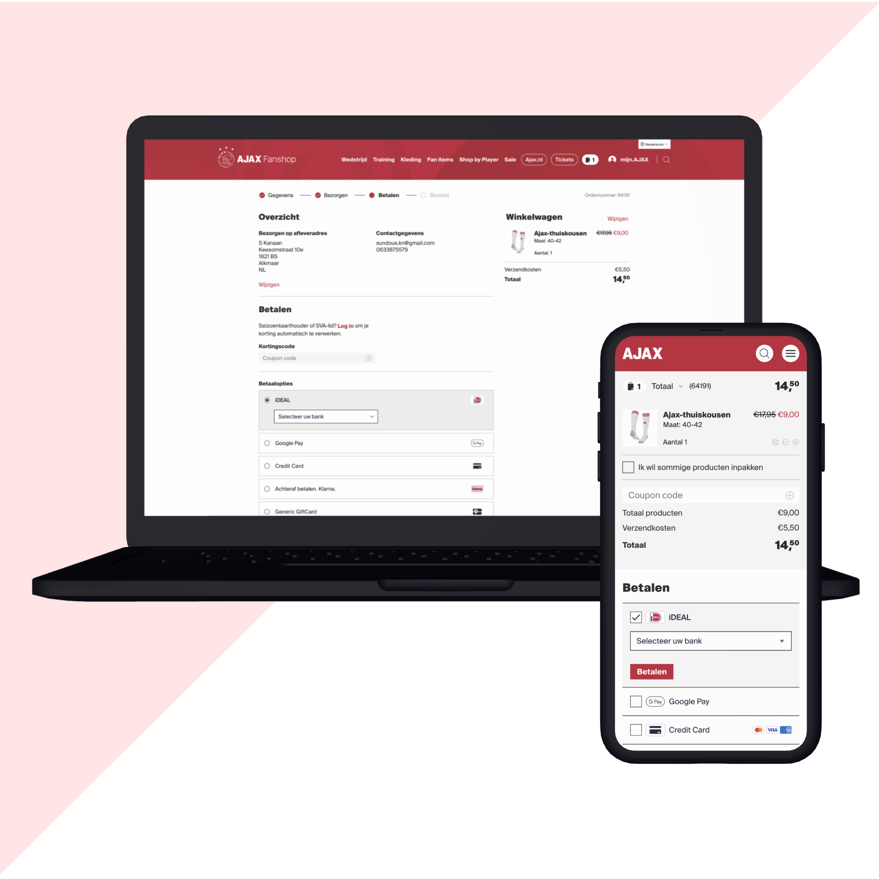 betalingsproces stap 3 nieuwe design