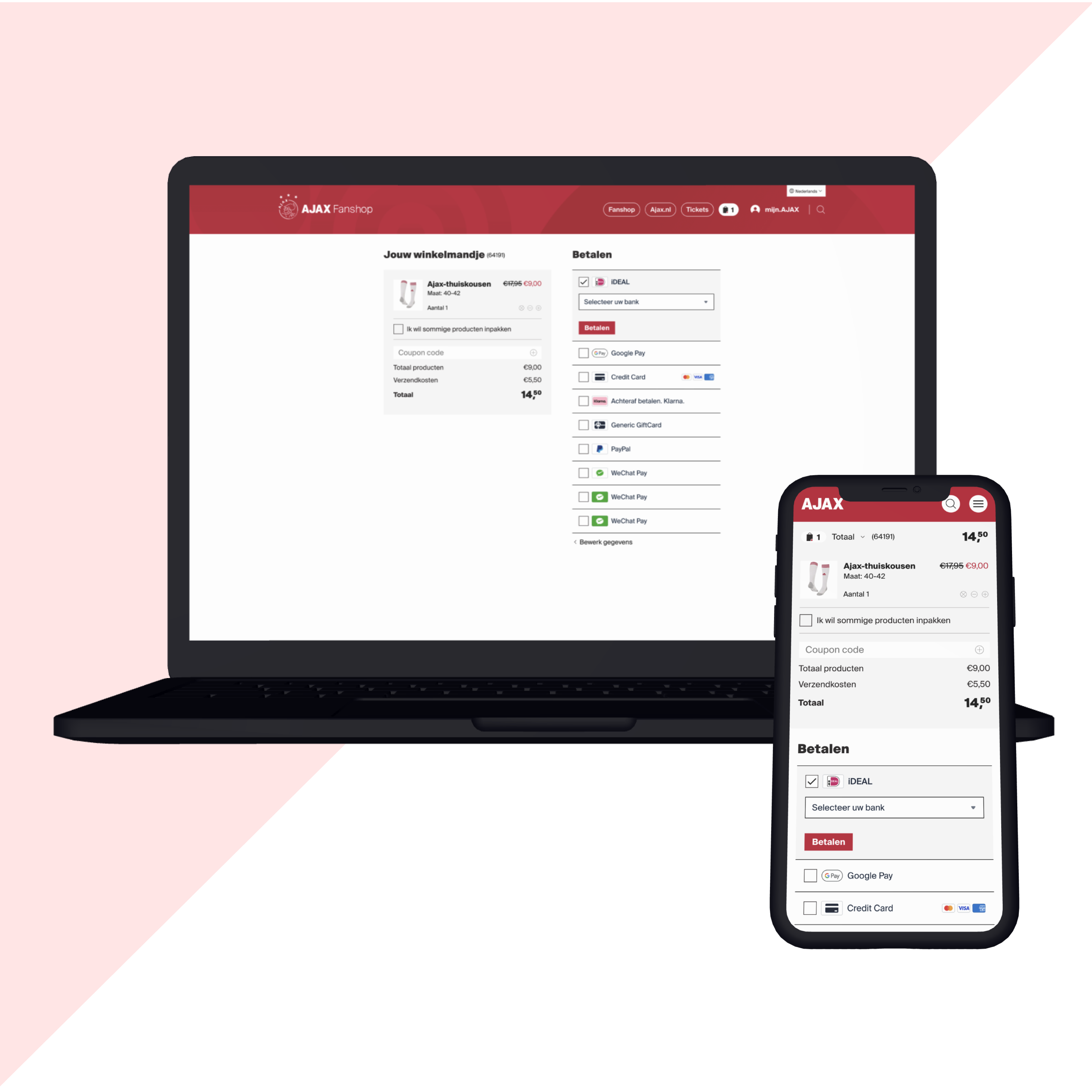 betalingsproces stap 3 oude design